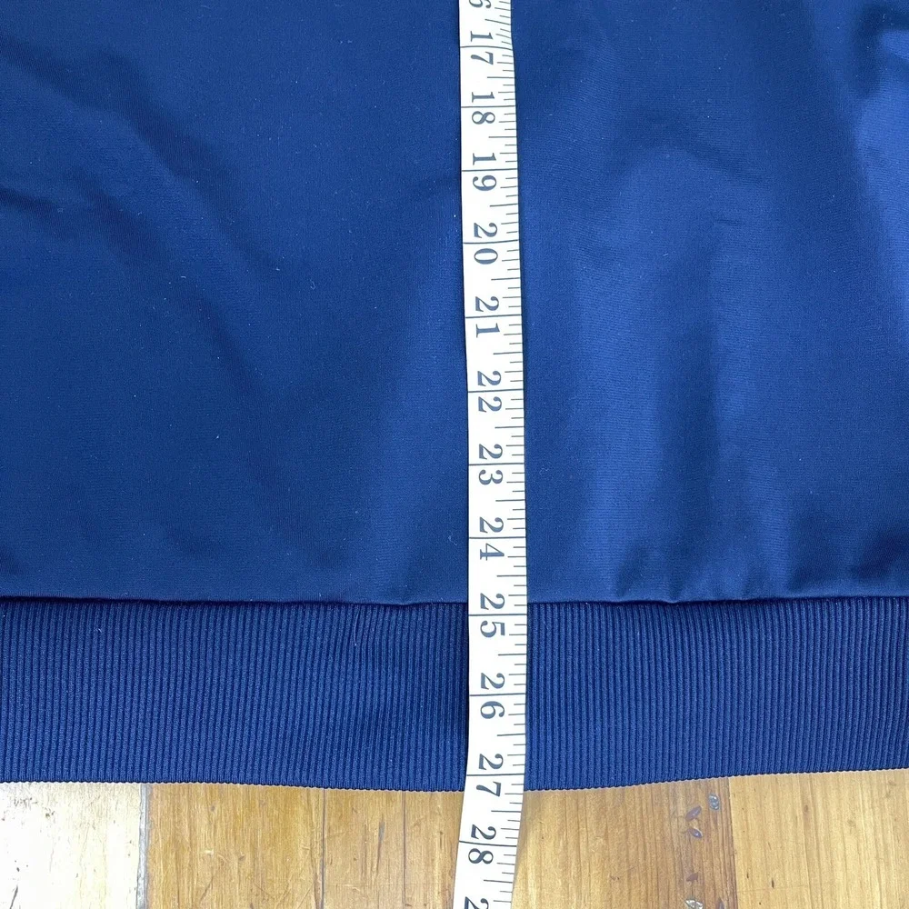 Adidas Clima 365 Zip-Front Track Jacket Blue Mens Small Stretch‎ Warm Running